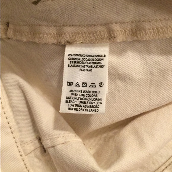 NWT sz 31&30 Free People Bridgette shorts, ecru - Picture 5 of 7